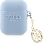 Guess Logo Charm Collection" Case Silicone in Gold color for Apple AirPods 1 / AirPods 2