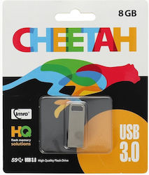 IMRO Cheetah 64GB USB 3.0 Stick Ασημί
