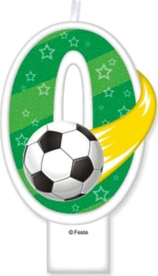 Mk Candle Number Football 0 Zero Universal