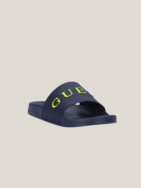 Guess Men's Slides Blue