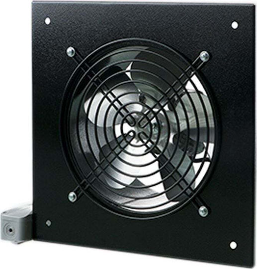 Vents Wall-mounted Ventilator Bathroom 150mm Black