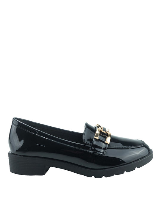 Plato Women's Loafers in Black Color