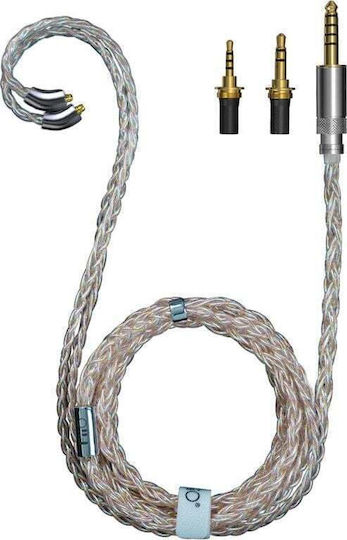 Fiio Fiio Lc-re Pro 2022 Mmcx Kopfhörerkabel Austauschbare Stecker Gold-Silber-Kupfer