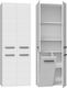 Topeshop Nel 1k Dd Cabinet de coloană pentru baie Etaj M174xL60xH30cm Alb