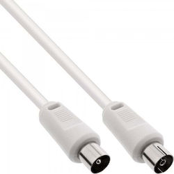 InLine Antenna Cable Coax male - Coax female White 7m (69407) 1pcs InLine Antenna Cable Coax male - Coax female White 7m (69407) 1pcs