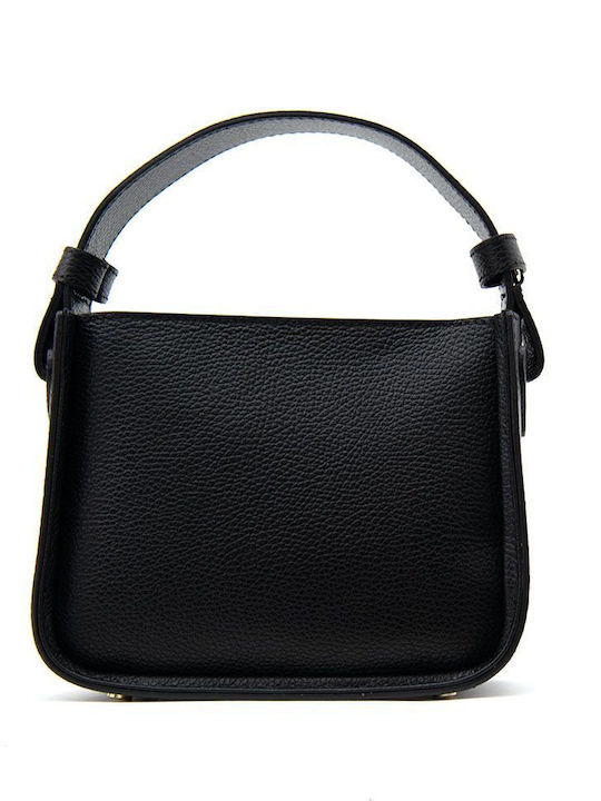 Matchbox Leder Damen Tasche Schulter Schwarz