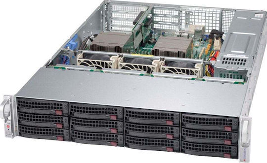Supermicro Server case CSE-826BAC4-R1K23WB 2τμχ