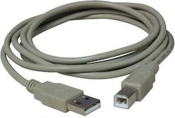 Logo Collection 17059 USB 2.0 USB-A male σε USB-B male Λευκό 3m
