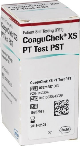 Roche Coaguchek Xs Benzi pentru Timpul de Protrombină 24 buc