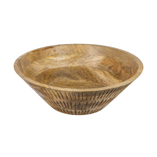 Artekko Mango Decorative Bowl Beige 30.5x30.5x10.2cm
