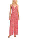 Molly Bracken Ladies Woven Jumpsuit Damen Einteiler Anzug Red