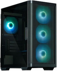 Zalman M4 ARGB Gaming Mini Tower Carcasă PC Neagră