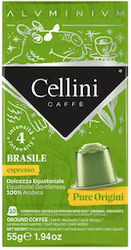 Cellini Kapseln Espresso Aluminium Kompatibel m...