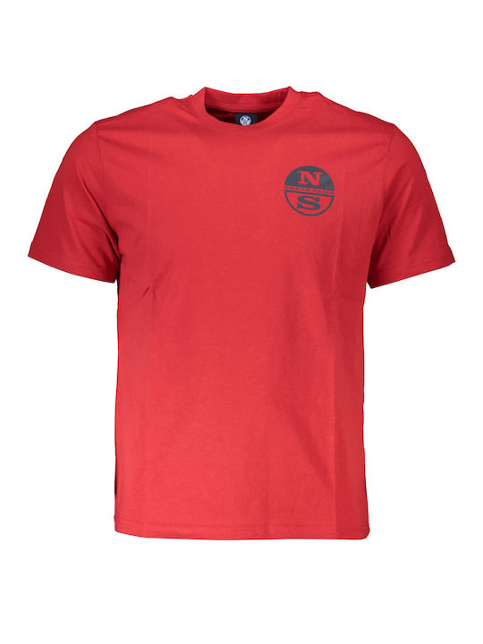 North Sails Men's Short Sleeve T-shirt Red