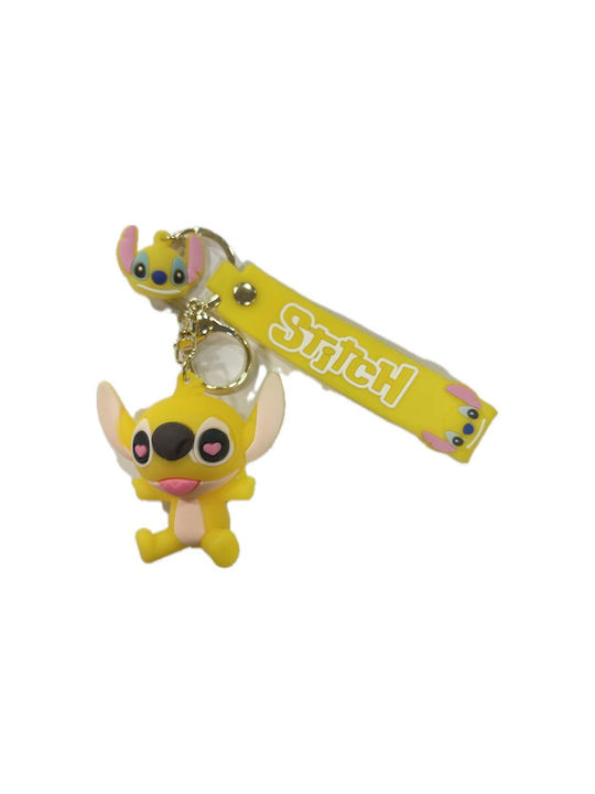 Keychain Key Holder Stitch Yellow