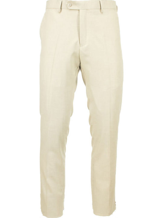 Trousers in Slim Fit Beige