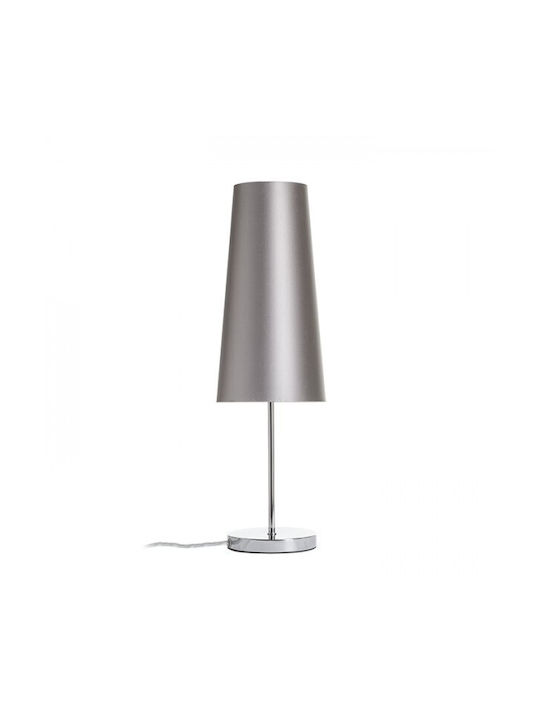 Nyc Conny 15/30 Metal Table Lamp for Socket E27 with Silver Shade and Base