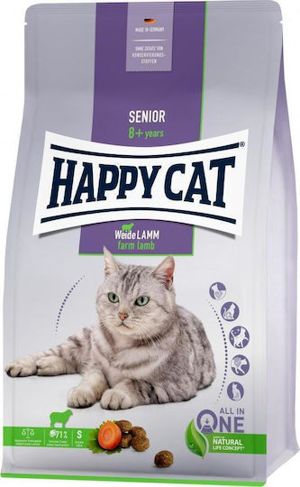 Happy Cat Farm Dry Food for Senior Cats with Lamb 0.3kg