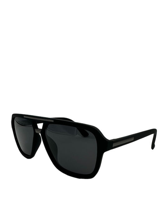 V-store Sunglasses Μαύρα with Acetate Frame & Black Lens