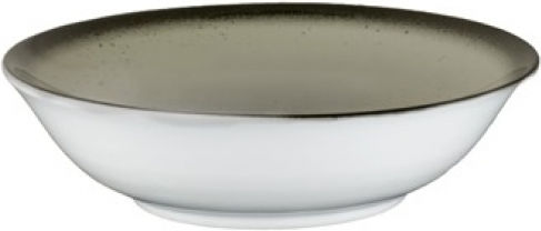 Lukanda Serving Bowl Round made of Porcelain Gray with Diameter 14cm