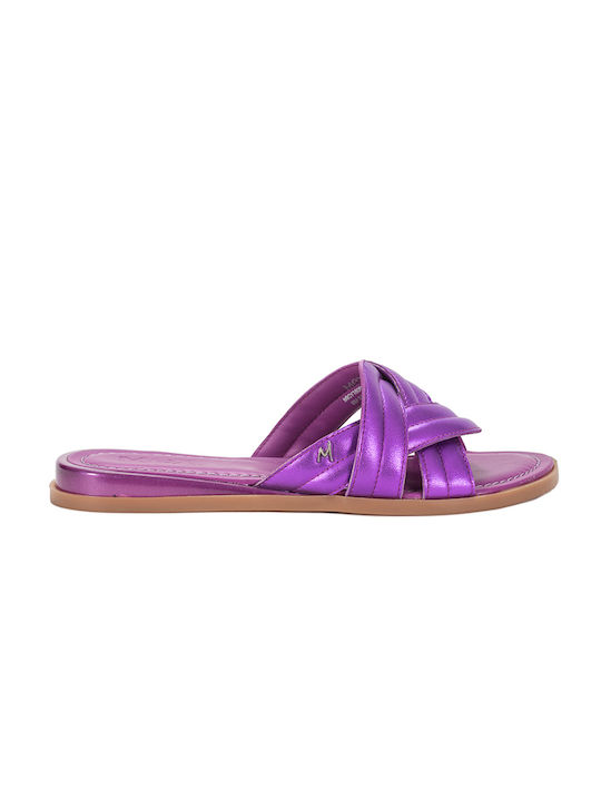 Mexx Leather Women's Sandals Purple
