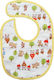 Akuku Waterproof Bib Plastic with Hoop & Loop Fastener Multicolored