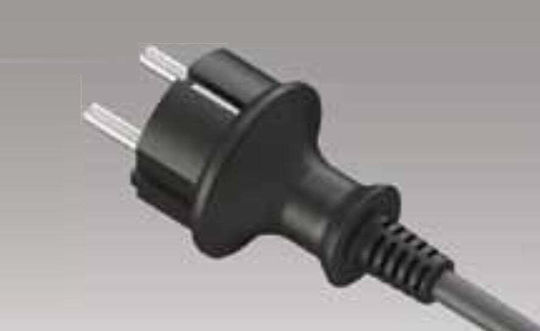 Plastrol Захранващ Кабел Тип H05RR-F с Диаметър 3x1mm² в Черен Цвят 1m