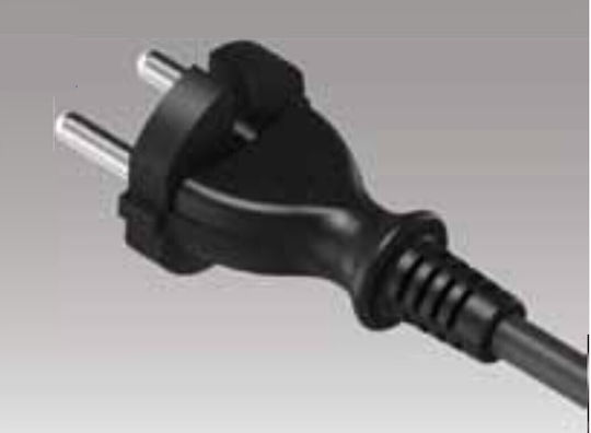 Plastrol Cabluri De Alimentare Tip H05RR-F Cu Diametru Cablu 2x1mm² În Culoare Neagră 1m
