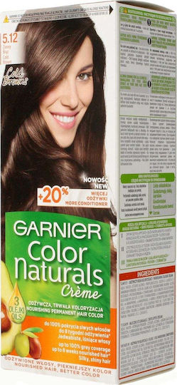 Garnier Color Naturals Creme Βαφή Μαλλιών 5.12 Cold Brown