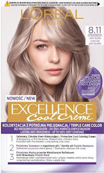 L'Oreal Paris Excellence Cool Creme 8.11 Ultra Asch Helle Blonde