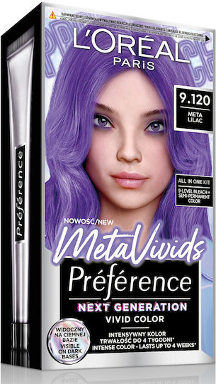 Meta Vivids Haarfärbemittel 9.120 Meta Flieder 75ml