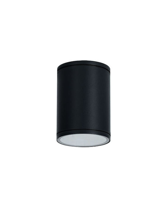 Aca Waterproof Outdoor Ceiling Spot E27 in Blac...