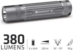 Suprabeam Q3 Taschenlampe 380 Lumen Schwarz
