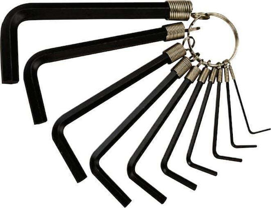 Teng Tools Сет от 10 Allen ключа във форма L
