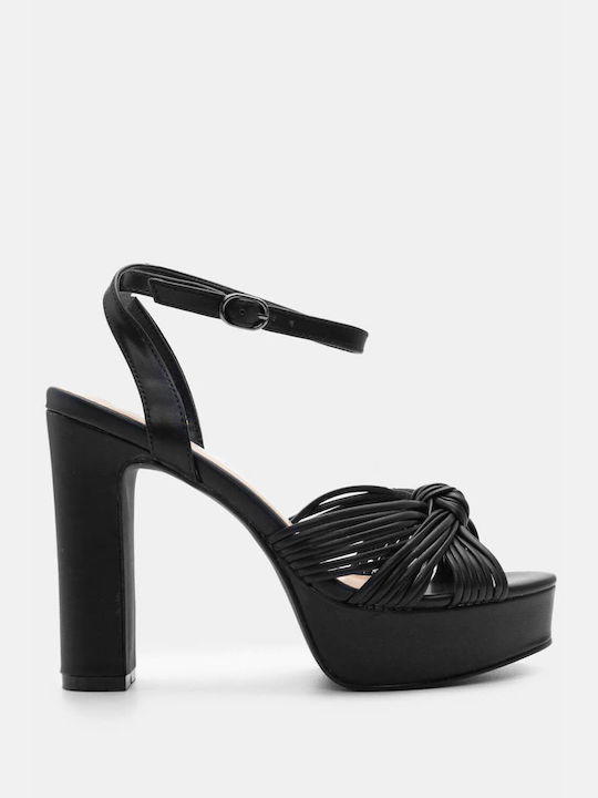 Sandals Design Knot & Platform 4180201-black