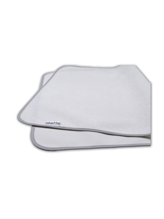 Ninetta Bebe Wasserdichtes Wickeltuch White Gra...