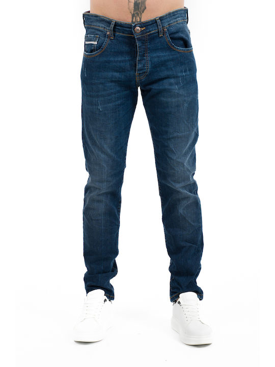 Unipol Pantaloni de Bărbați din Jean Albastru