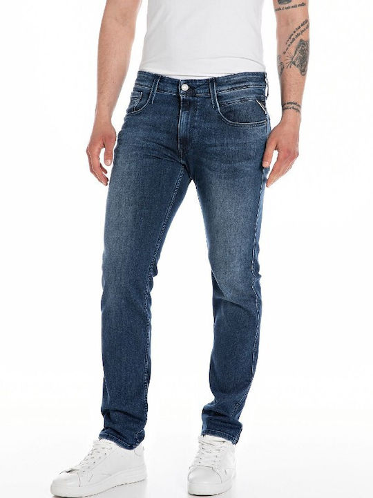 Replay Fit Anbass Herren Jeanshose in Slim Fit Blue