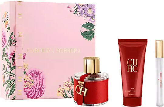 Carolina Herrera Ch Frauen Duftset mit Körperlotion 3 Stück