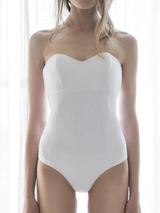 The C Edition Frauen Bodysuit Weiß