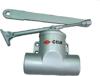 Cisa Mechanismus zur Türwiederherstellung für Türen bis zu 103cm und 80kg Silber