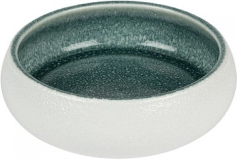 Ready Japanese Serving Bowl Round Enamel Blue with Diameter 16.5cm 2pcs