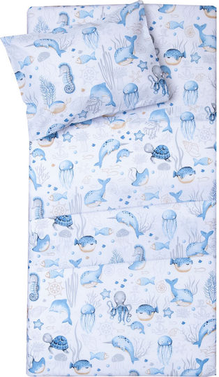 Viopros Baby Duvet Cover Set With Pillowcase Bottom 120x160cm