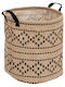 Atmosphera Storage Basket Fabric Multicolour 1pcs