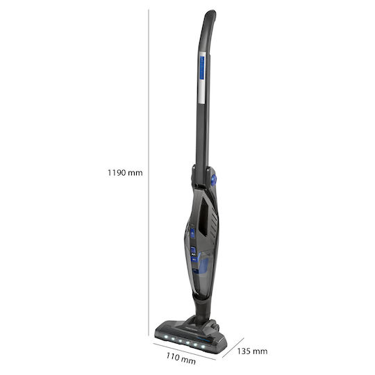ProfiCare PC-BS 3035 Wiederaufladbar 2-in-1 Staubsauger Stick & Handgerät 14.8V Gray