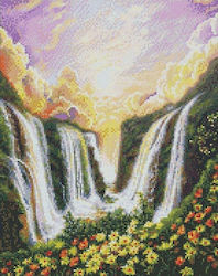 Ideyka Diamond Mosaic Waterfall Wishes 40x50cm