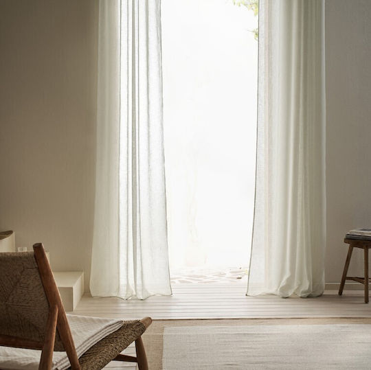 Gofis Home Curtain with Pencil Pleat Aqua 502 Turquoise 42143 200x295cm