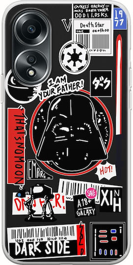 Star Wars - Darth Vader Umschlag Rückseite Silikon Mehrfarbig (Oppo A58)
