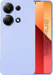 Sonique Umschlag Rückseite Silikon Flieder (Redmi Note 13 Pro 4G / Poco M6 Pro 4G)