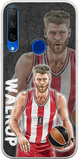 Euroleague Stars - Thomas Walkup Huawei Back Cover Silicone Multicolour (Honor 9X)